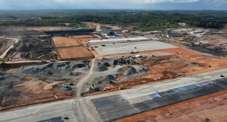 Pembangunan Runway Bandara IKN Rampung 2 September