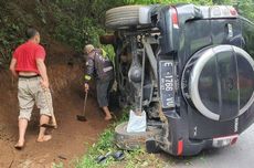 Mobil Terguling di Majalengka, Sopir: Saya Ngantuk karena Bergadang Nonton Timnas Indonesia