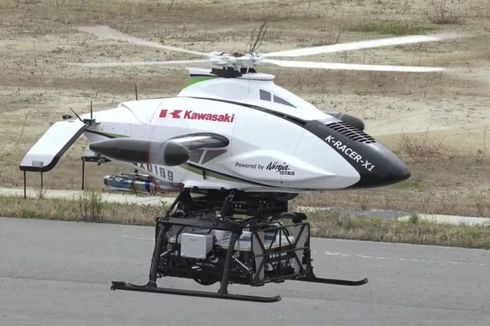 Kawasaki Bikin Drone Angkutan Barang Bermesin Ninja H2R