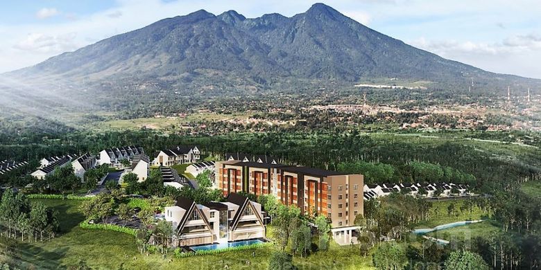 Royal Heights Apartment dikembangkan di lahan seluas 5.415 meter persegi di dalam kawasan Royal Tajur, Bogor.