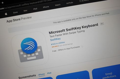 Sebulan Dihapus, Swiftkey Keyboard Bisa Diunduh Lagi di iOS