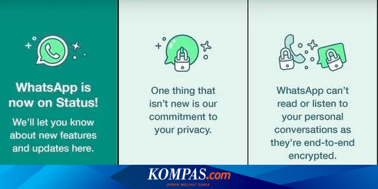 Ramai Soal Pemberitahuan Whatsapp Di Status Pengguna Bagaimana Sejarah Munculnya Wa Halaman All Kompas Com