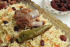 Resep dan Cara Masak Nasi Kebuli Daging Kambing