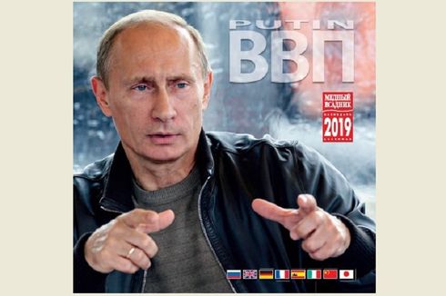 Penjualan Kalender Bergambar Vladimir Putin Laris Manis di Jepang