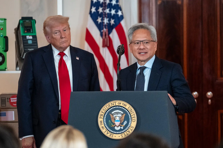 Trump Beri Penghargaan Para Bos Perusahaan Teknologi, Ada Elon Musk hingga Jensen Huang