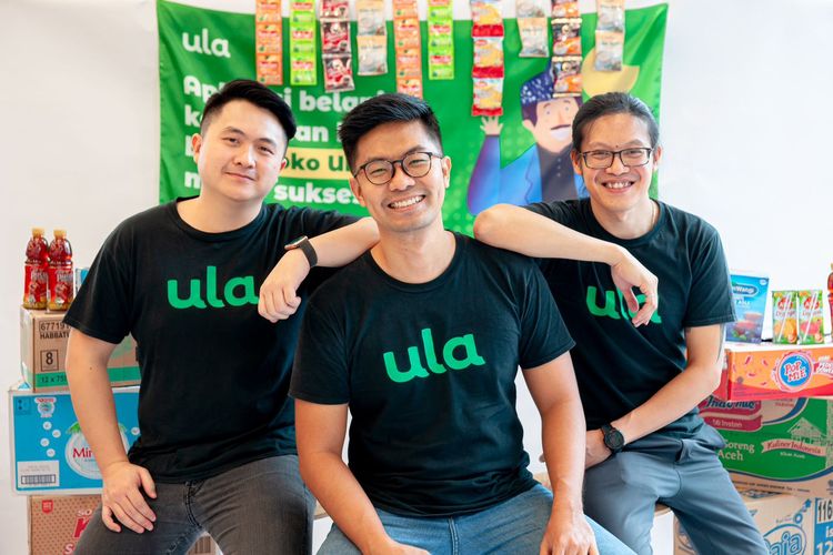 Riky Tenggara (Co-Founder & COO), Derry Sakti (Co-Founder & CCO), Alan Wong (Co-Founder & CTO) Ula