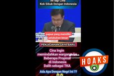 [VIDEO] Beredar Hoaks China Akan Pindahkan Warganya ke Indonesia