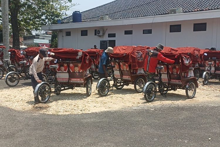Pengayuh Becak Pangandaran Dapat Kendaraan Listrik, Keluhkan Penumpang Masih Sepi