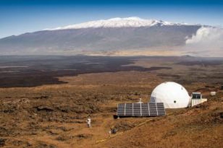 Tempat simulasi kehidupan di Mars selama setahun di Hawaii.