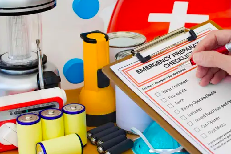 Ilustrasi tas siaga bencana