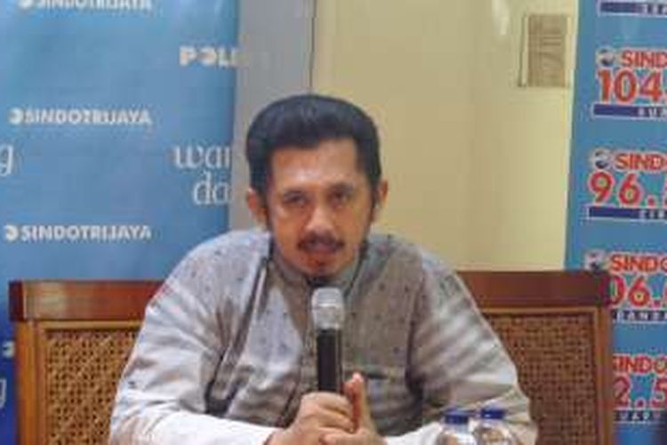 Wakil Sekretaris Jenderal MUI Muhammad Zaitun Rasmin dalam diskusi di Jakarta, Selasa (19/11/2016).