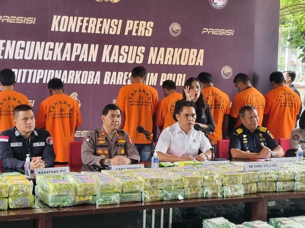 Bareskrim Tangkap 4 Tersangka Kasus Peredaran Gelap Narkoba, 2 di Antaranya Oknum TNI