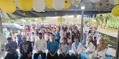 Kompas.com dan PADI Gelar Charitrip Ramadhan di Kampung Pemulung Depok