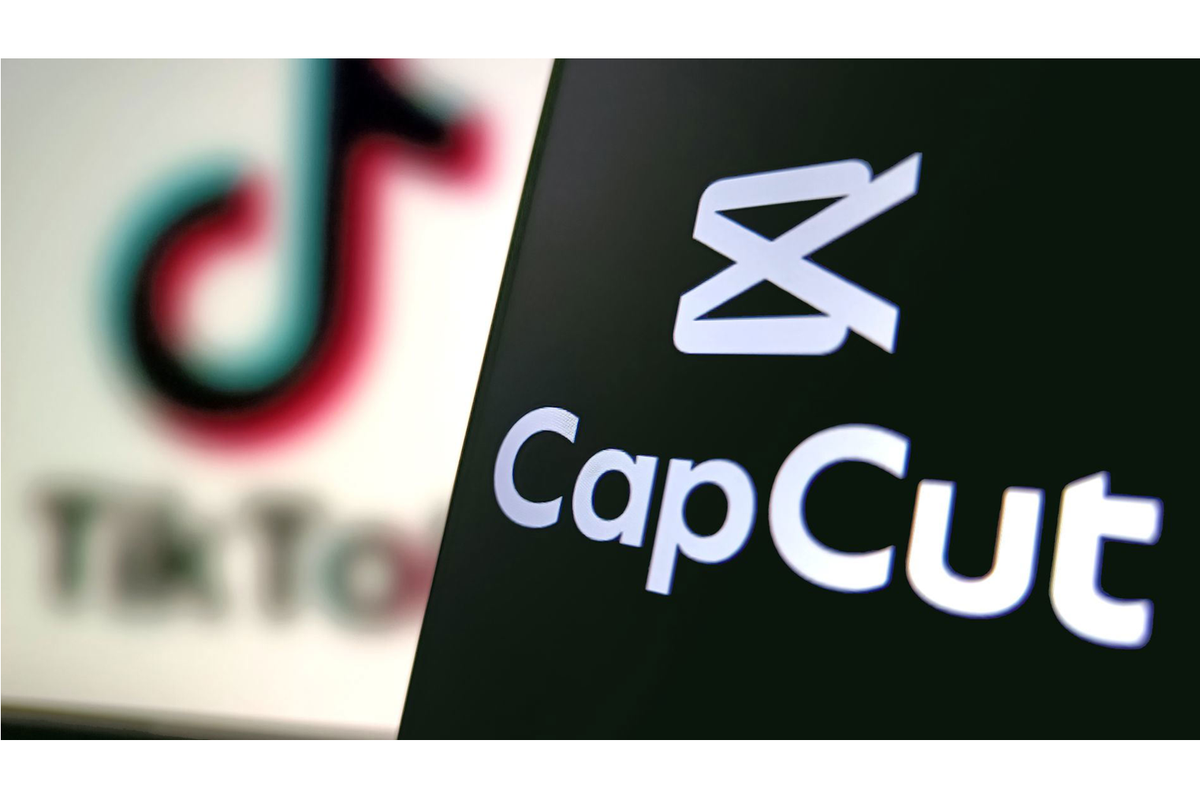 Ilustrasi CapCut dan TikTok, dua aplikasi populer besutan ByteDance