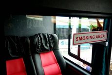 Smoking Room di Bus Ukurannya Makin Mengecil