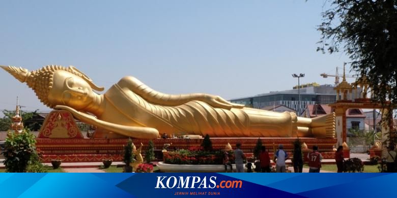 Berkunjung ke Lambang Negara Laos yang Penuh Emas