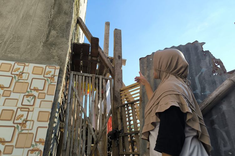 Nasib Malang Nur Fadilah, Alami Patah Tulang Kejatuhan Bata Rumahnya akibat Terjangan Angin Kencang