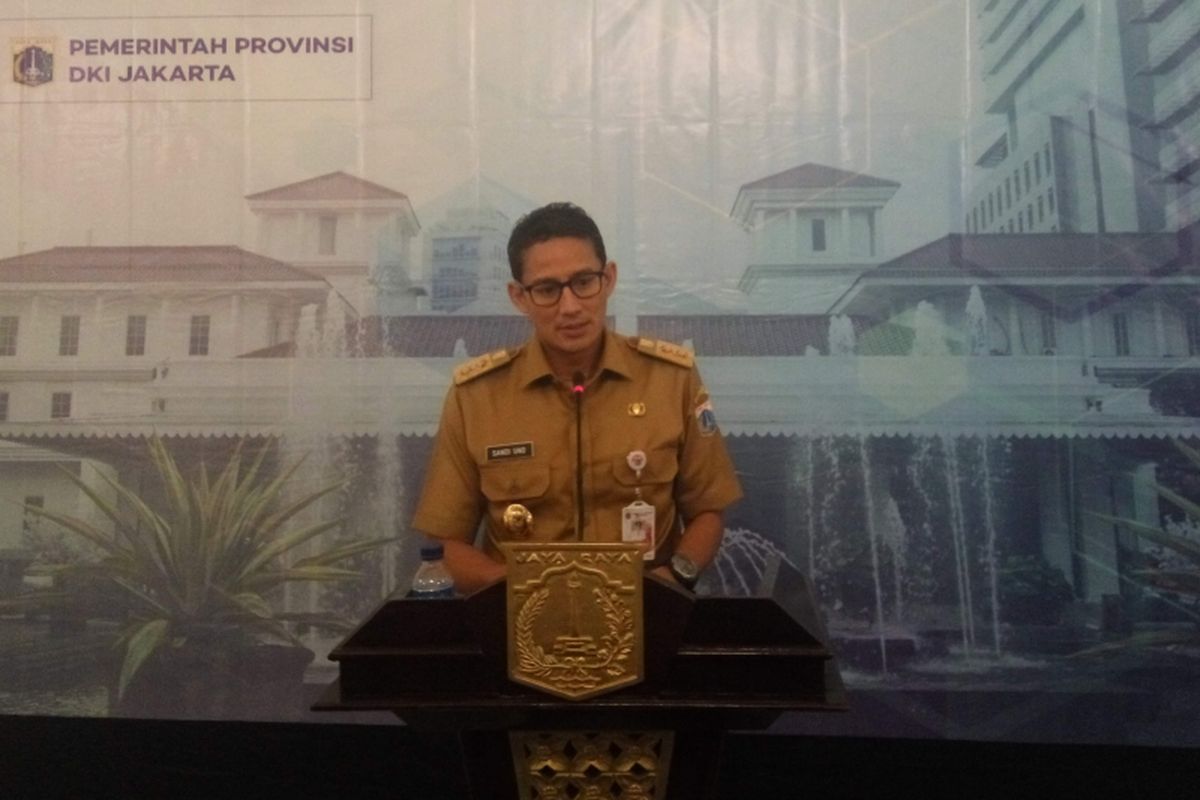 Wakil Gubernur DKI Jakarta Sandiaga Uno