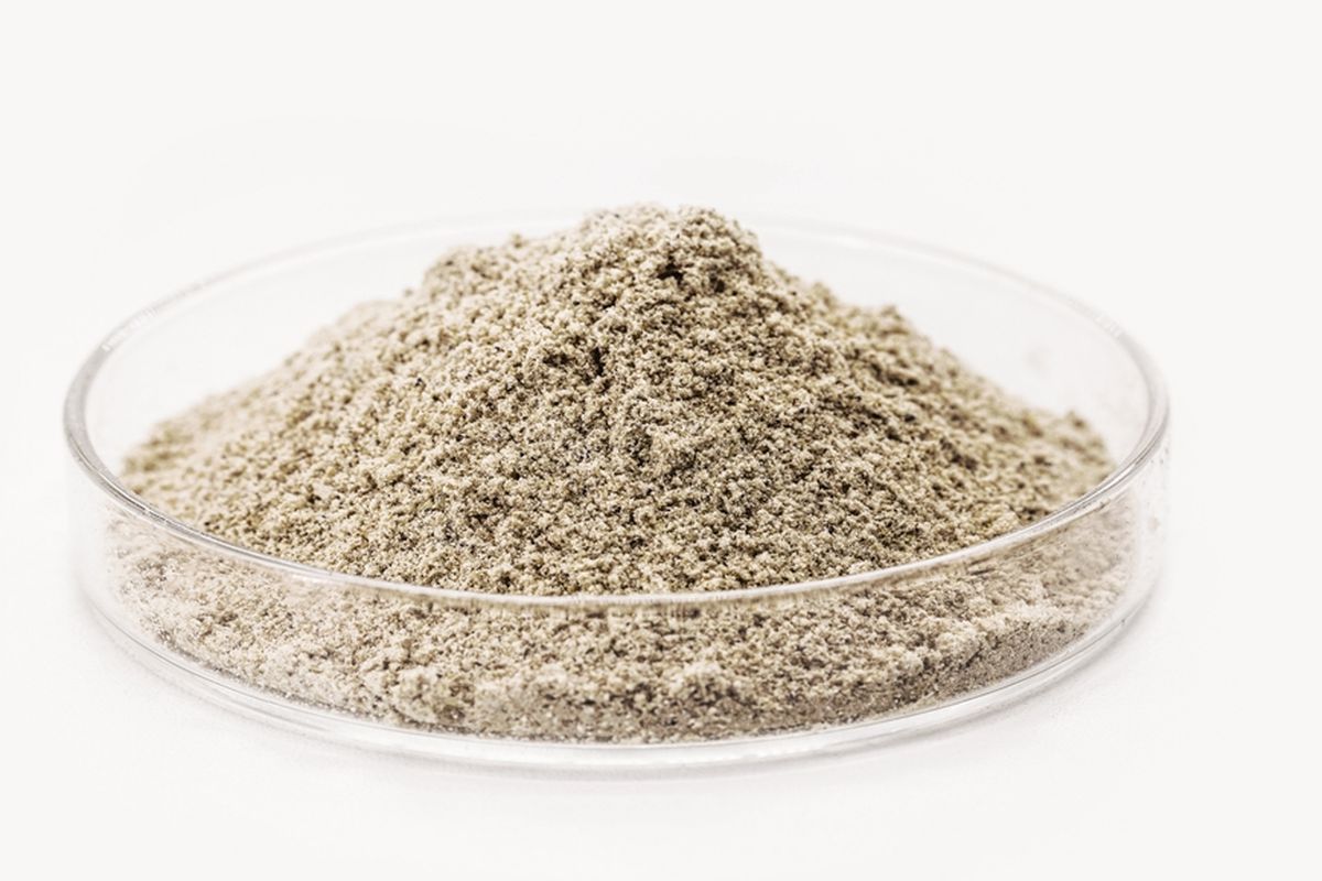 Ilustrasi ZPT auksin bubuk, hormon auksin untuk pertumbuhan tanaman. 