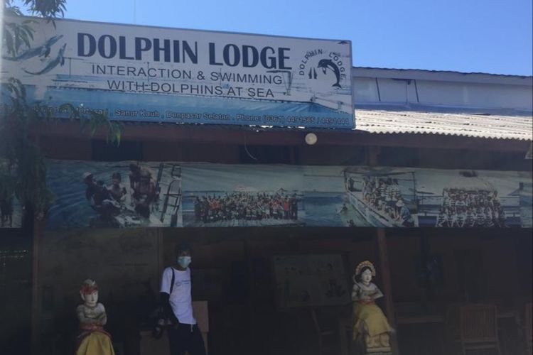 Konservasi Dolphin Lodge Bali di Pantai Mertasari Jalan Tirta Empul, Sanur Kauh, Denpasar Selatan, Kota Denpasar. KOMPAS.COM/Yohanes Valdi Seriang Ginta