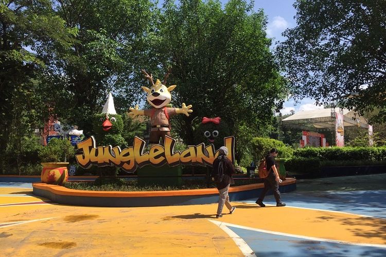 JungleLand Theme Park Sentul Bogor dibuka kembali, Jumat (17/2/2021) setelah sempat tutup selama dua tahun.