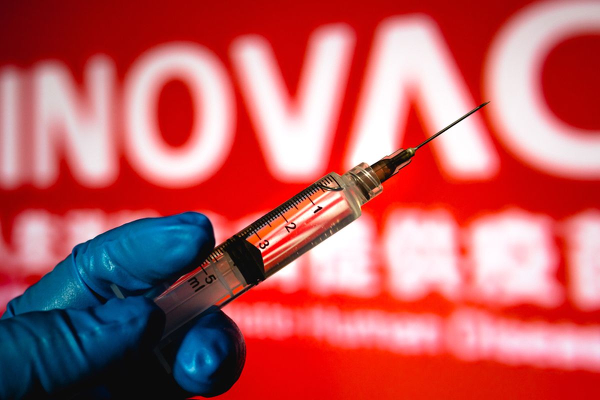 Ilustrasi vaksin Sinovac, vaksin Covid-19, efikasi vaksin.