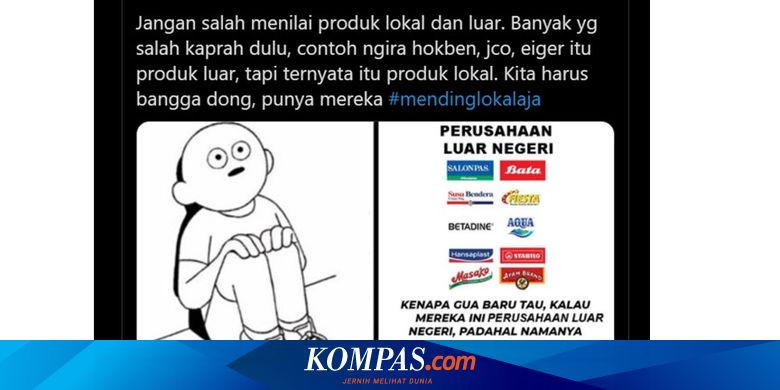 6 Produk Lokal Yang Dikira Merek Luar Negeri Halaman All Kompas Com