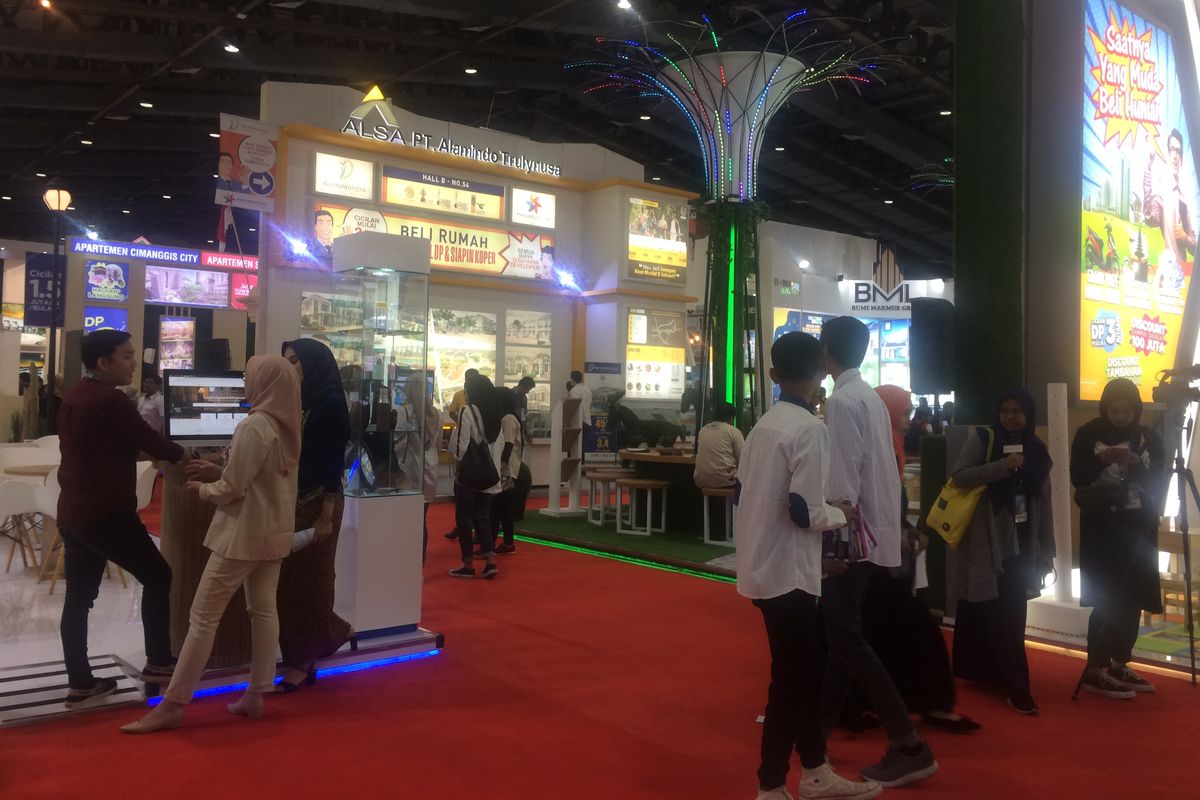 Pembukaan pameran properti terbesar, Indonesia Properti Expo (IPEX) 2019 diselenggarakan di Hall A & B Jakarta, Senayan, Jakarta, Sabtu (16/11/2019). 