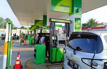 Ilustrasi SPBU BP AKR