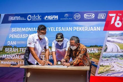 Pengaspalan Rampung, Kendaraan Berkecepatan 330 Kilometer Per Jam Bisa Melintasi Sirkuit Mandalika