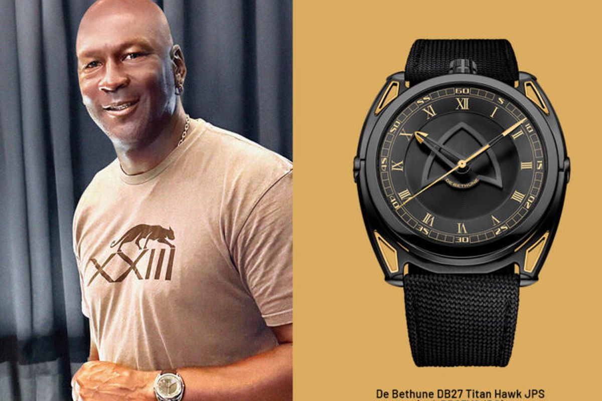 Jam tangan De Bethune DB27 Titan Hawk JPS milik Michael Jordan