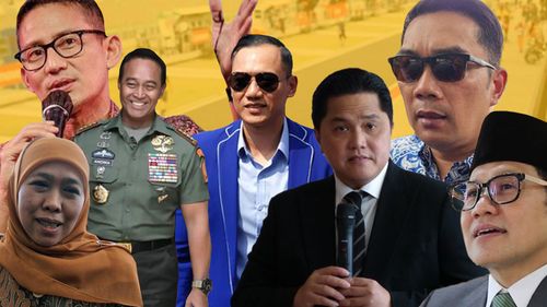Survei Poltracking: Elektabilitas Erick Thohir dan Mahfud MD Moncer, Khofifah Merosot