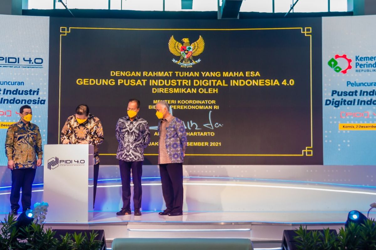 Menko Perekonomian dan Menperin Resmikan PIDI 4.0, Jadi Showcase Kemajuan Teknologi Digital Indonesia