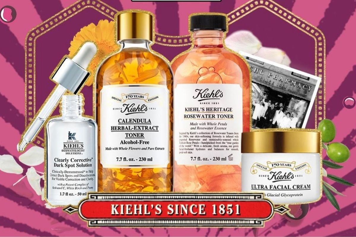 Dalam perayaan ulang tahun ke 170 tahun, Kiehls meluncurkan edisi terbatas dari produk-produk unggulan dengan kemasan khusus.