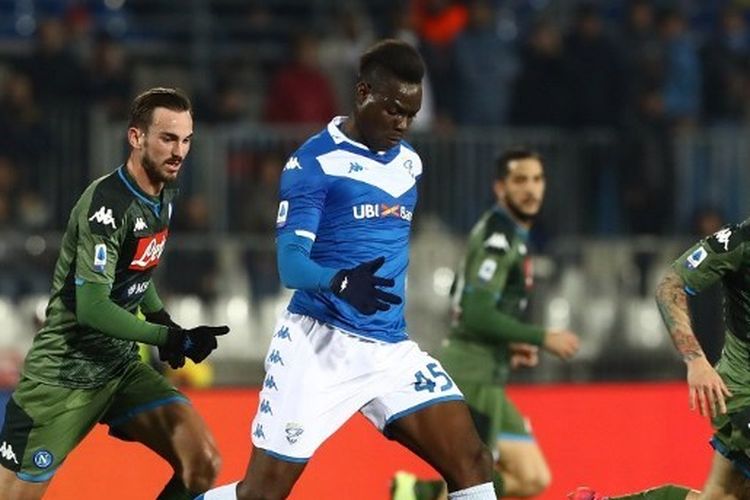 Laga Brescia vs Napoli pada lanjutan pekan ke-25 Serie A, Sabtu (22/2/2020) dini hari WIB.