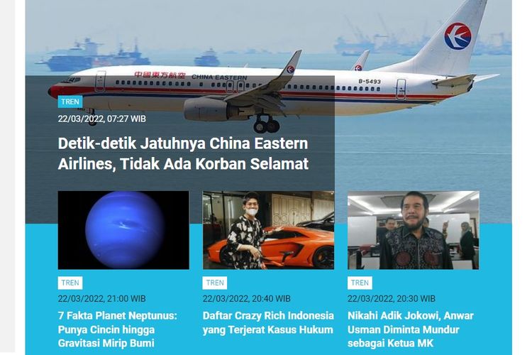 [POPULER TREN] Detik-detik Jatuhnya China Eastern Airlines | Penjelasan Penyebab Aplikasi Shopee Eror