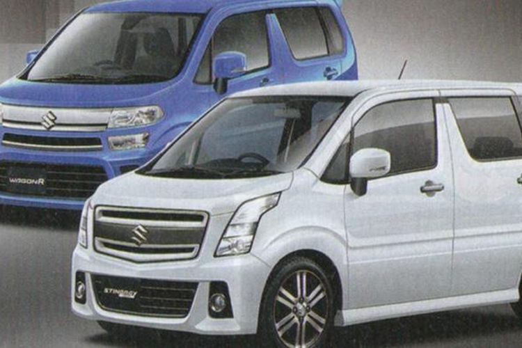 Rekayasa wajah Suzuki Wagon R dan Wagon R Stingray model terbaru.