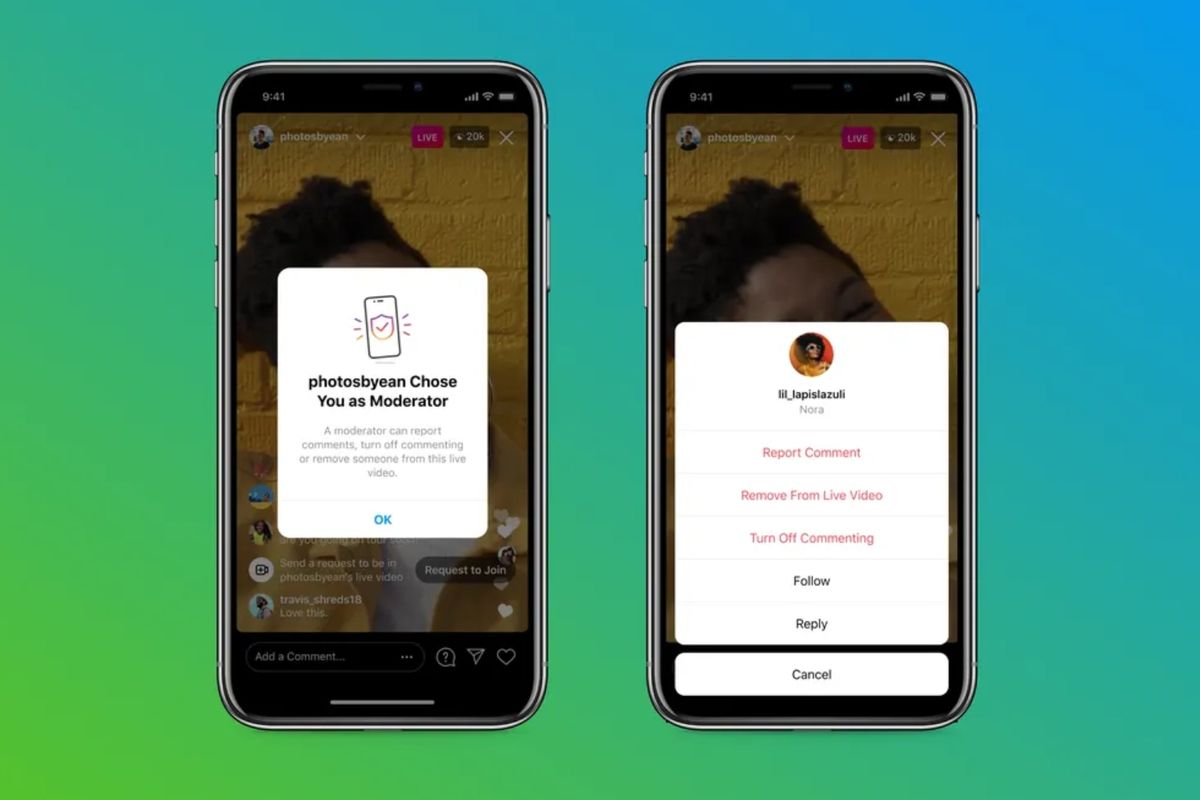 Fitur moderator untuk Live Instagram resmi dirilis.