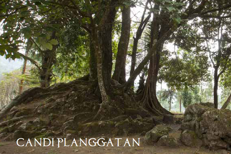 Situs Candi Planggatan di Karanganyar, Jawa Tengah.