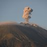 Gunung Ile Lewotolok Meletus 2 Kali Hari Ini, Kolom Abu 300 Meter