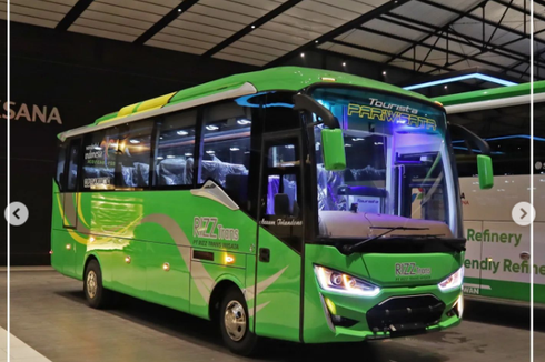 Karoseri Laksana Luncurkan Medium Bus Baru Milik PO RIZZ Trans
