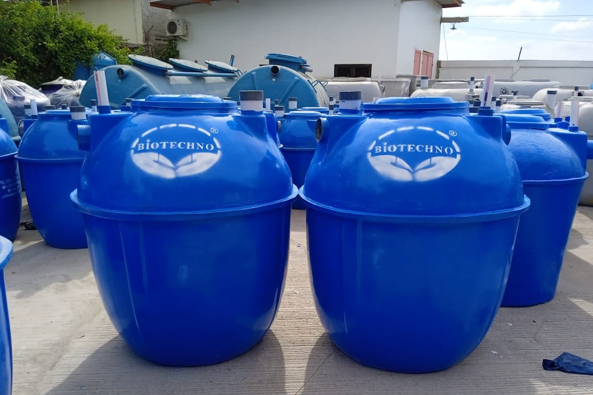 Septic tank biotech dari PT Inter Multi Fiberindo.