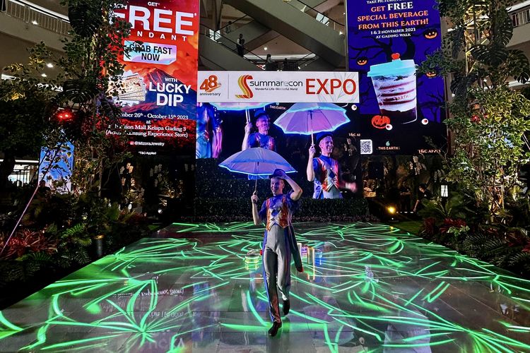  PT Summarecon Agung Tbk menggelar pameran properti bertajuk Summarecon Expo 2023 seajack Sabtu (14/10/2023).