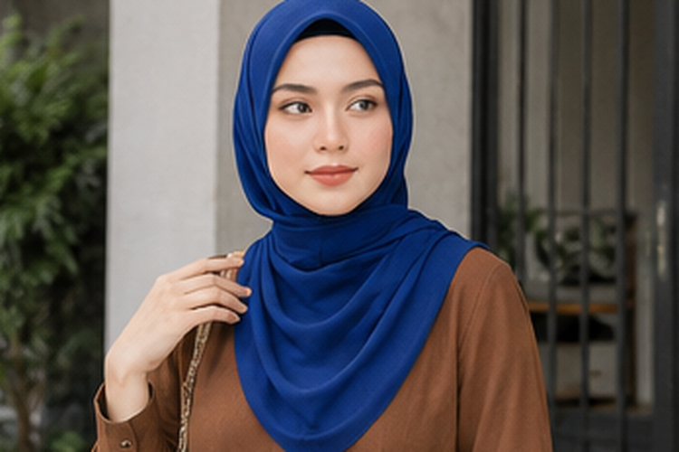 Inspirasi warna jilbab untuk baju coklat, mulai dari hitam, beige, dusty pink, hingga navy agar tampilan makin stylish dan elegan.