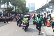 Unjuk Rasa Pengemudi Gojek di Depan Kedubes Malaysia Bubar, Lalu Lintas Mulai Lancar