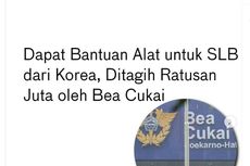 Pengakuan Guru SLB soal Alat Belajar Tunanetra yang Ditahan Bea Cukai