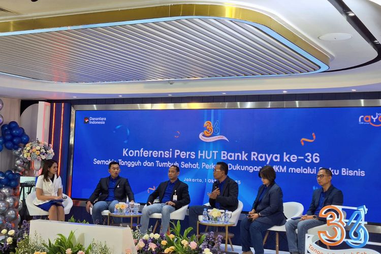 Konferensi pers HUT Bank Raya ke-36, Rabu (1/10/2025)