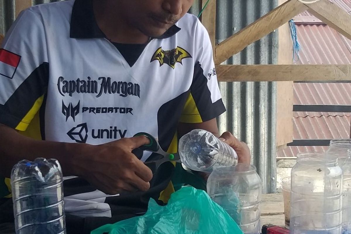 Mengolah sampah plastik