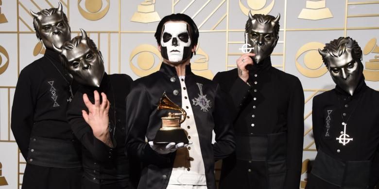 Menangi Trofi Grammy, Band Ghost dari Swedia Merasa Sangat Terhormat  Halaman all - Kompas.com