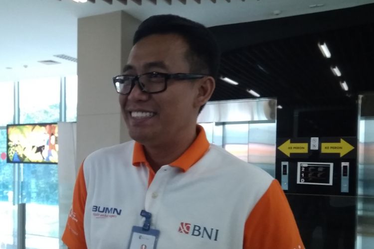 Direktur Utama PT Railink Heru Kuswanto di Stasiun BNI City, Jumat (8/6/2018).
